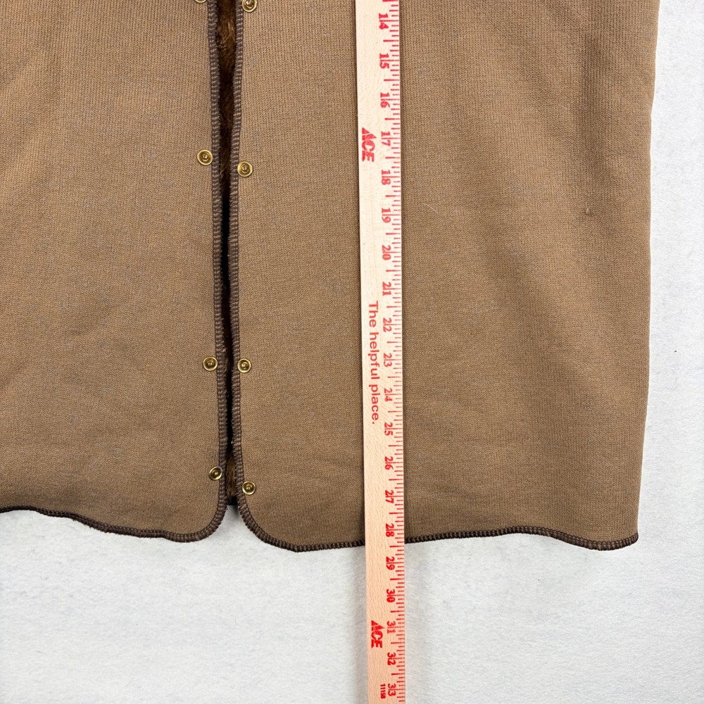 Barbour A297 Acrylic Lining Vest Liner Mens C42 107CM Brown Made in England - Picture 6 of 8